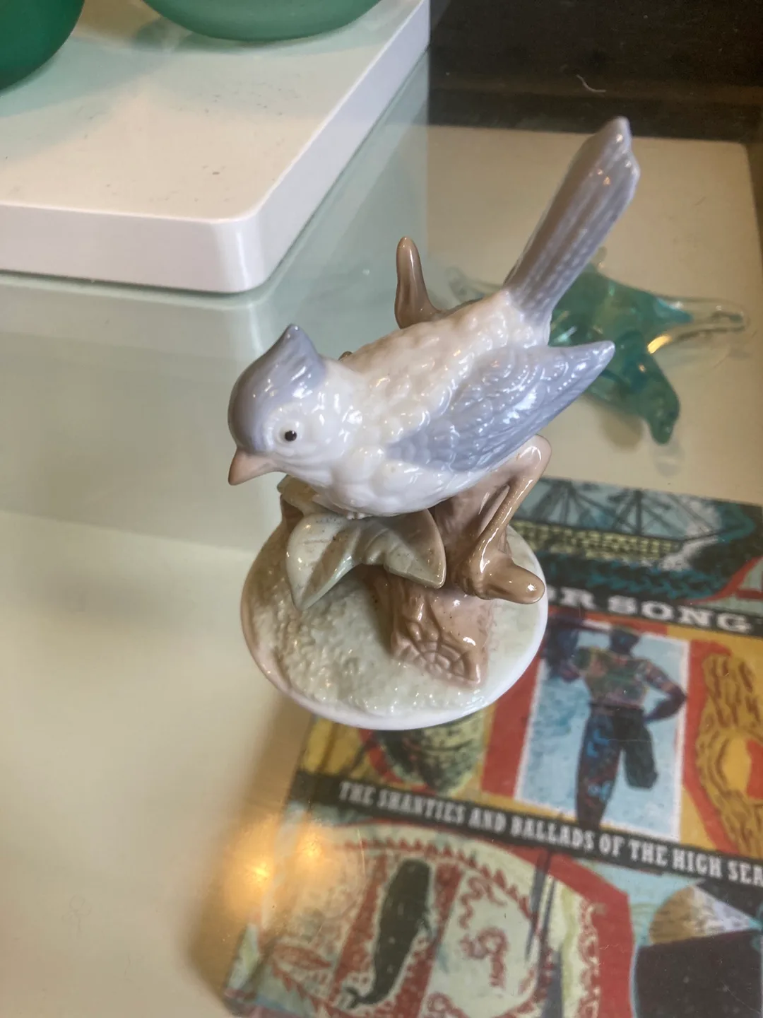 Japanese Bluejay Figurine thumbnail