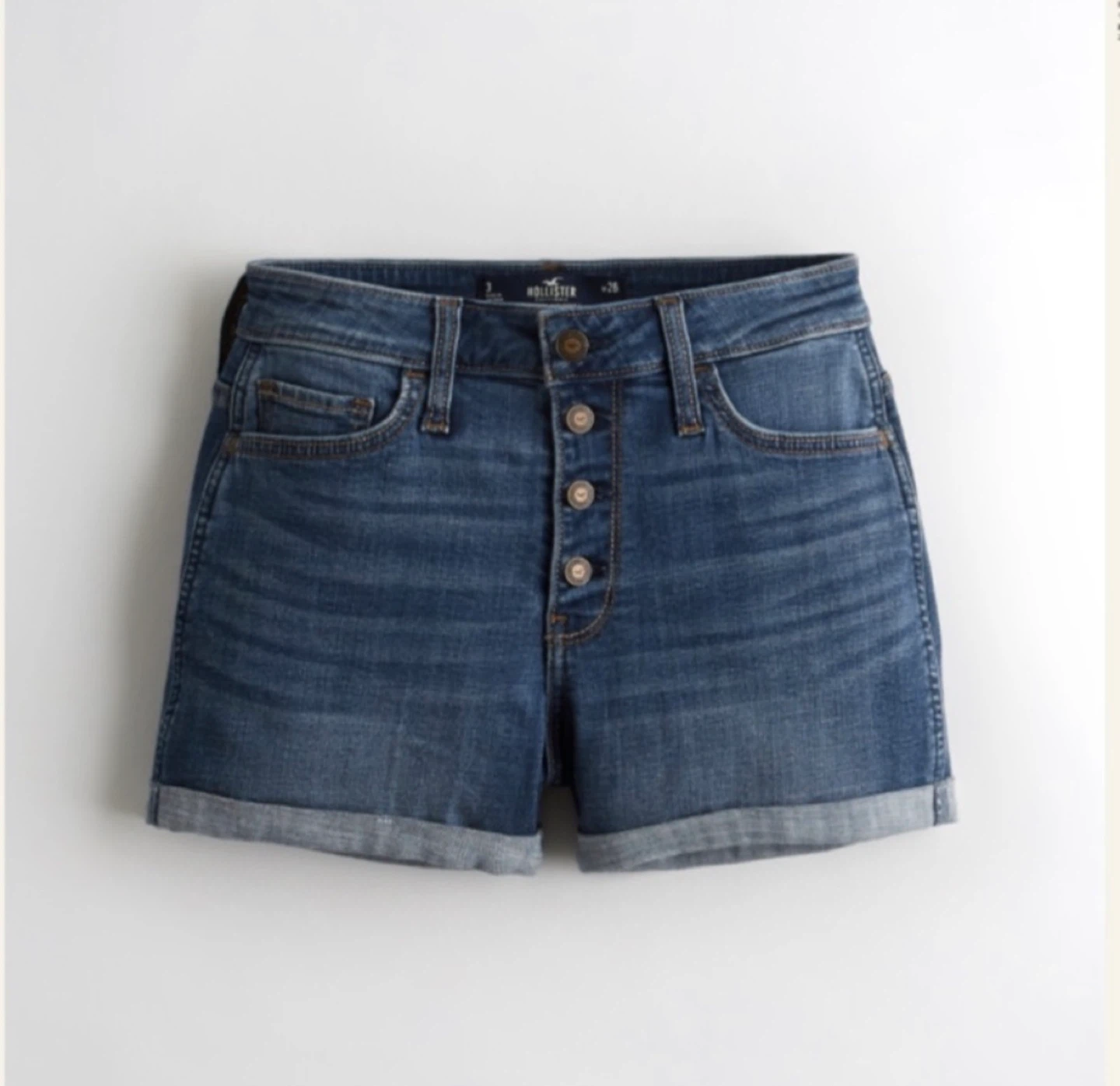 CURVY HIGH-RISE SHORT 3 Hollister Advance Stretch size 19