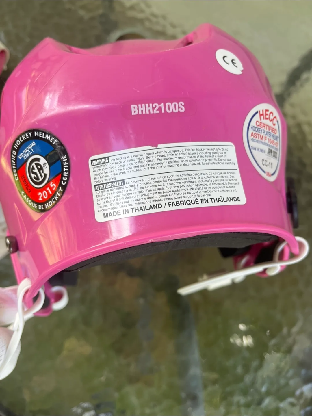 Bauer BHH2100S Hockey Helmet - Pink, Size Small image indicator(3)