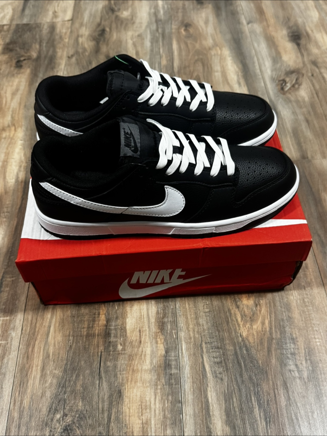 Nike Dunk Low Retro Black White - Size 12
