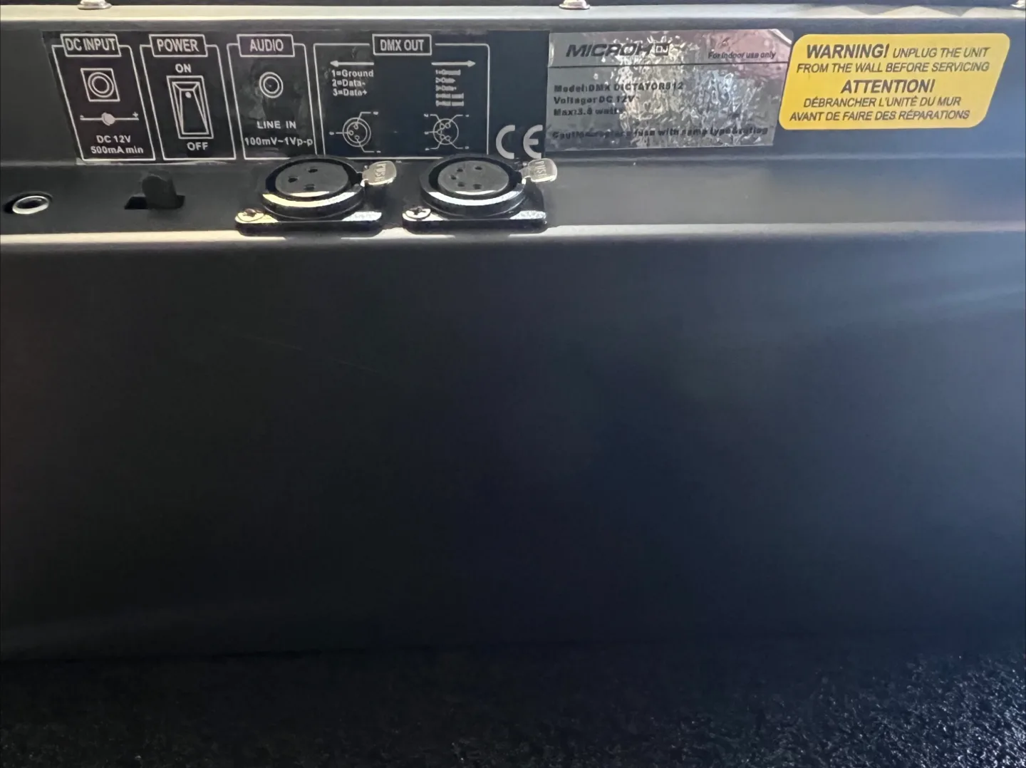 Microh DJ DMX Dictator 512 Lighting Controller image indicator(5)