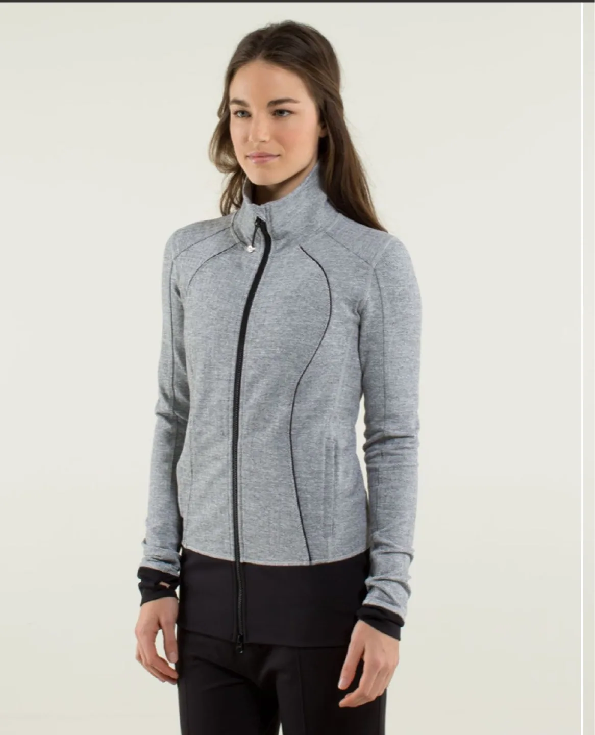 Lululemon Nice Asana Jacket *Herringbone - size 4 thumbnail