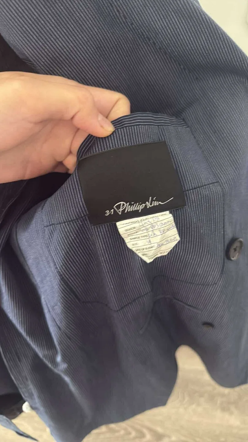 3.1 Phillip Lim Navy Blazer image indicator(3)