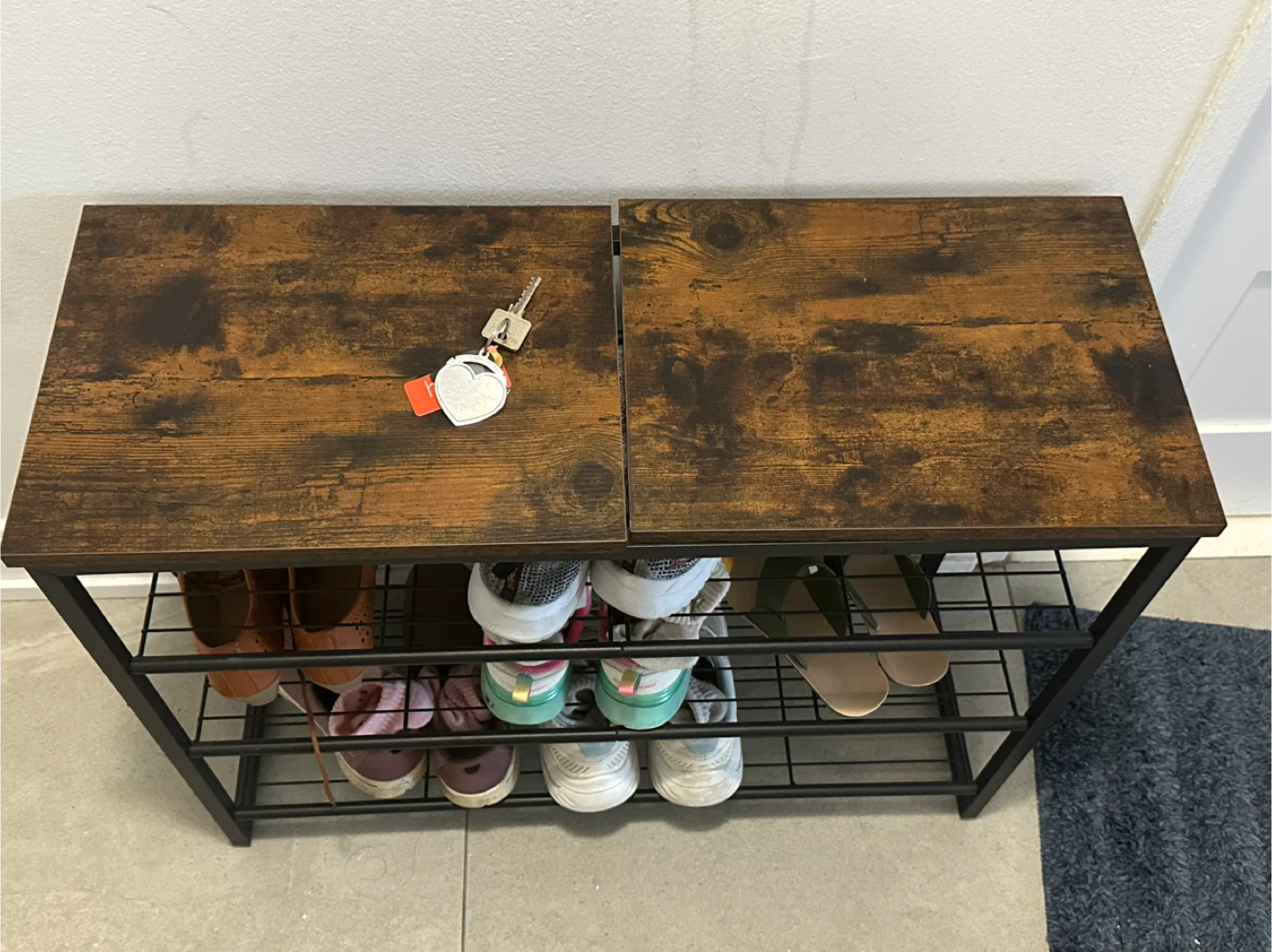 Shoe Rack Bench - Entryway Organizer - photo 2