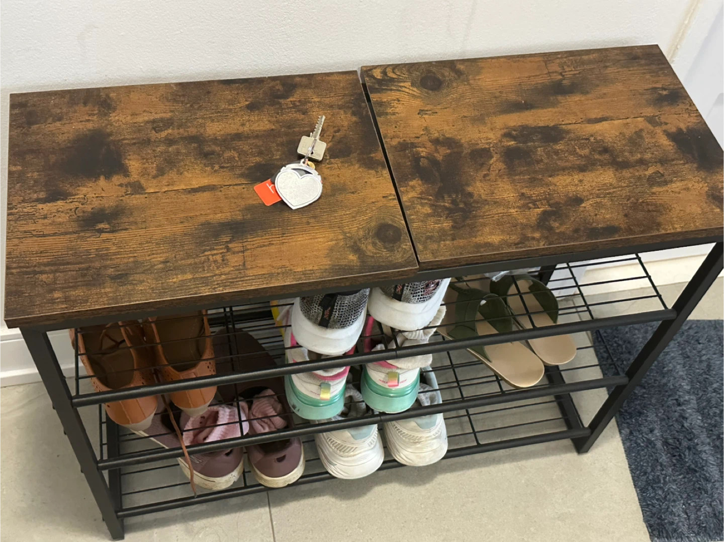 Shoe Rack Bench - Entryway Organizer - photo 3