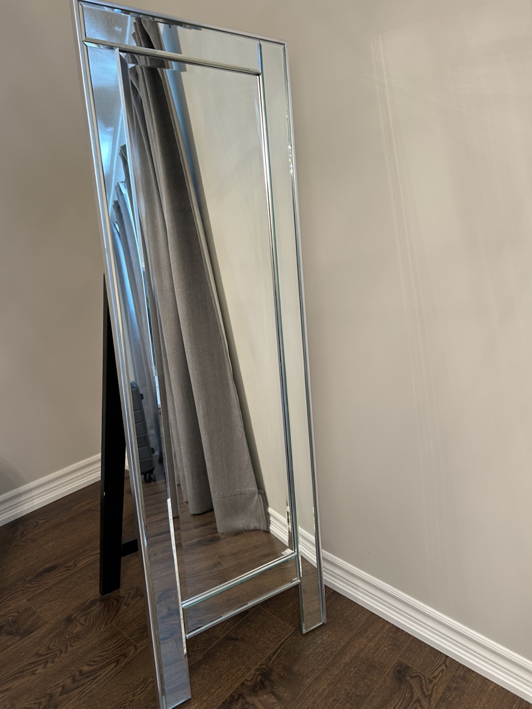 Full Length Mirror with Silver Frame