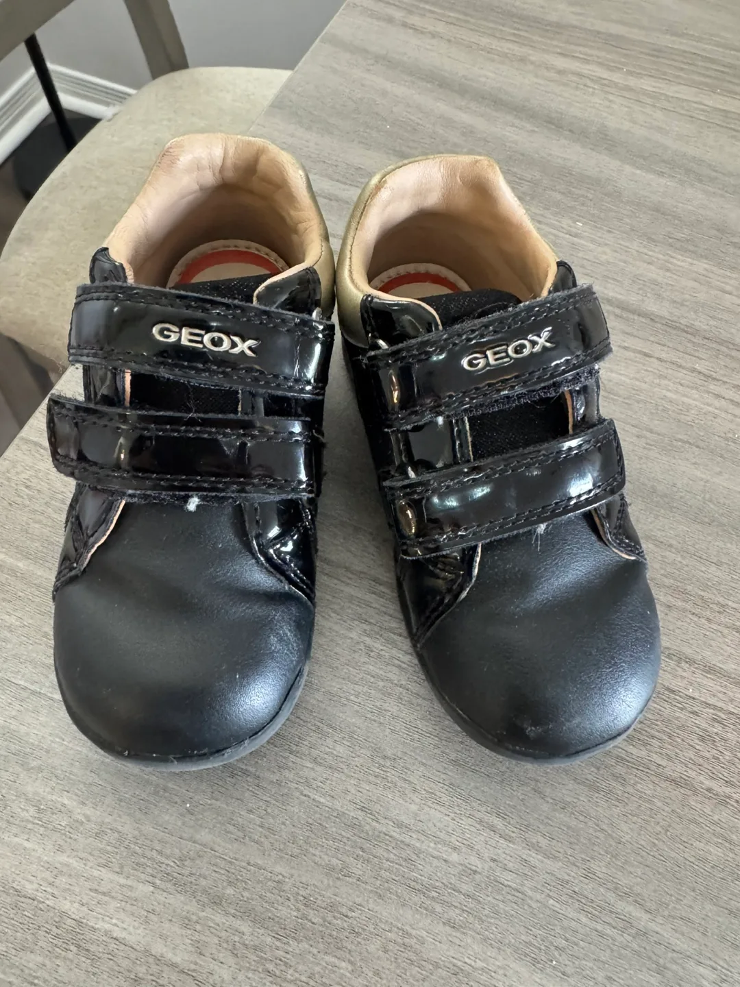 Geox Respira Black Shoes - Size US 7 thumbnail