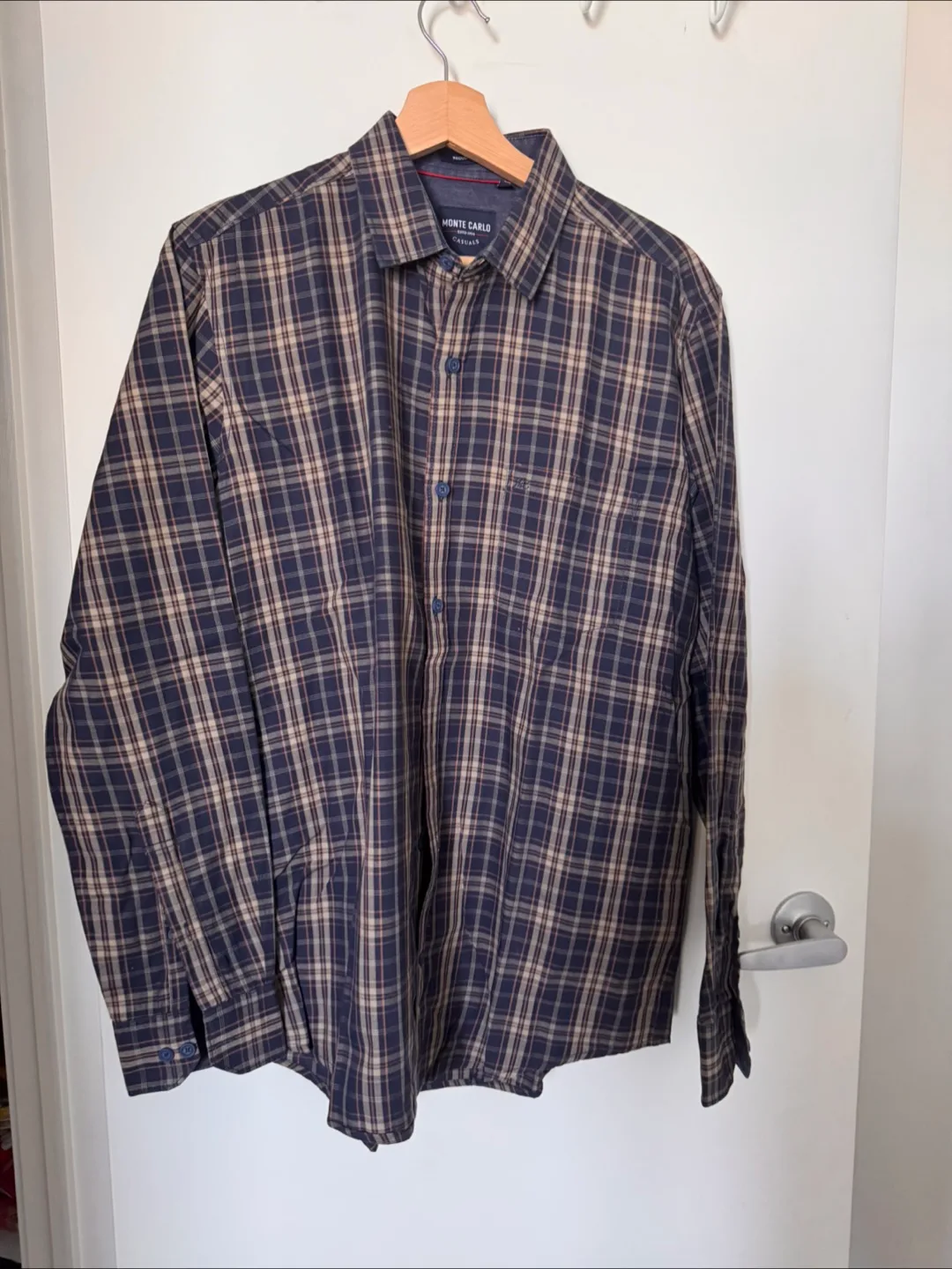 Monte Carlo Casuals Plaid Long Sleeve Shirt image indicator(4)