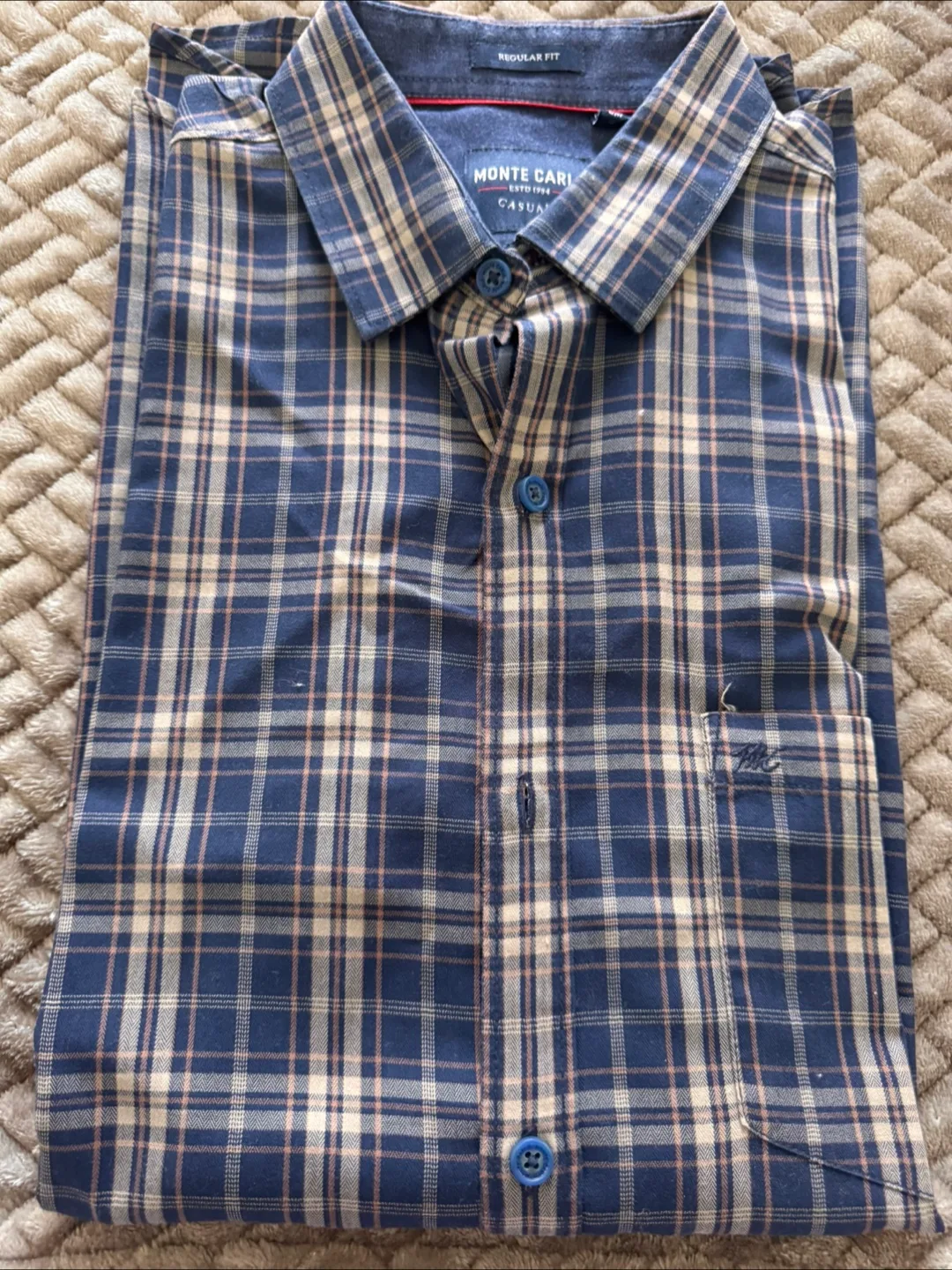 Monte Carlo Casuals Plaid Long Sleeve Shirt image indicator(6)