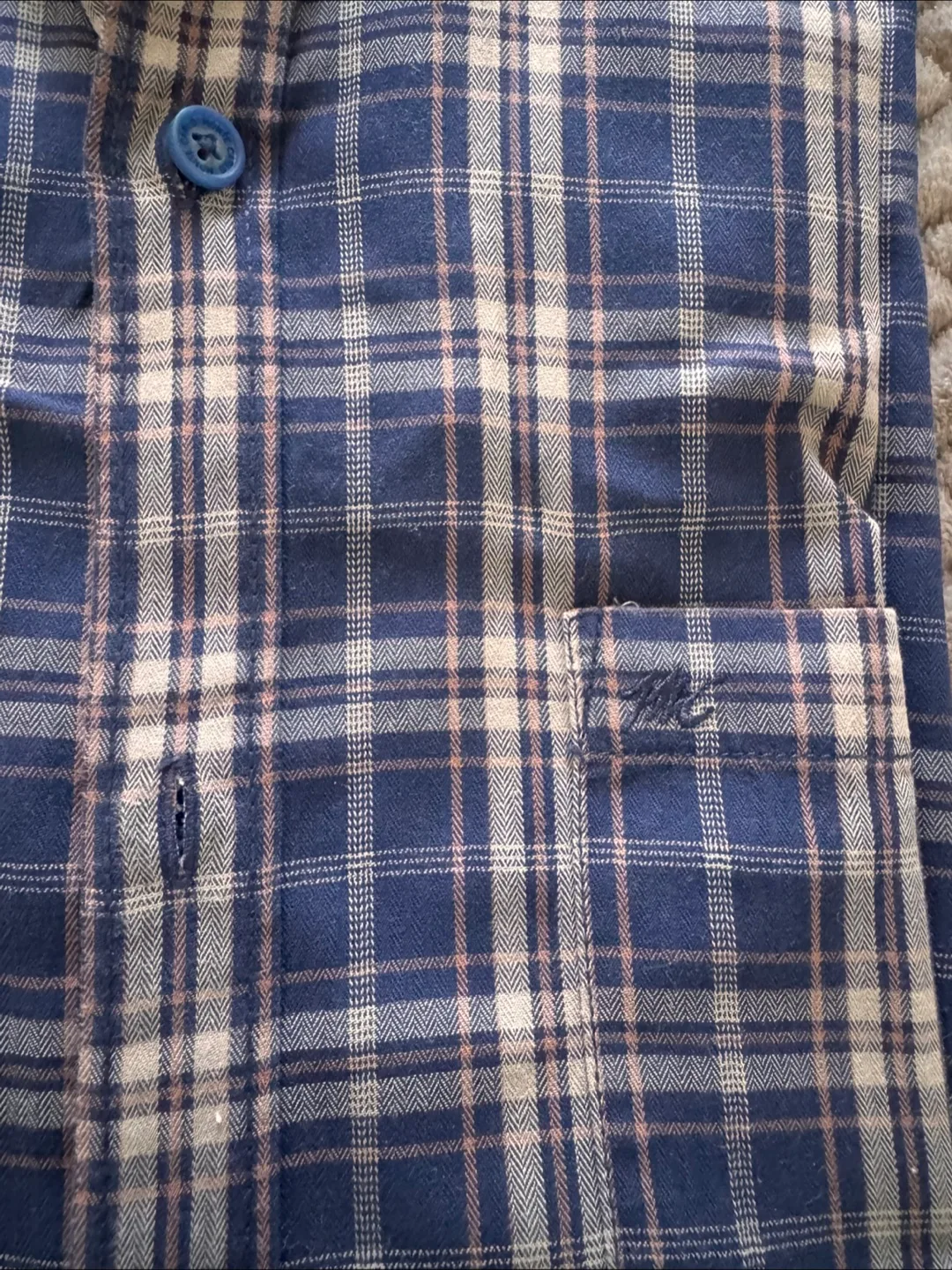 Monte Carlo Casuals Plaid Long Sleeve Shirt image indicator(5)