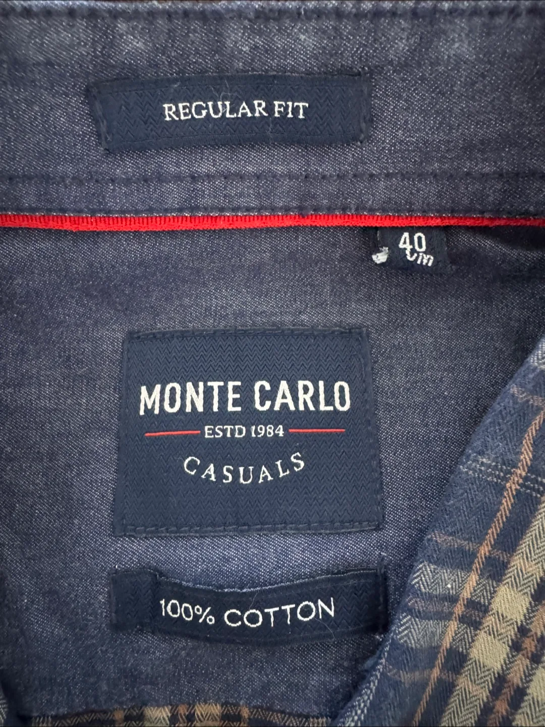 Monte Carlo Casuals Plaid Long Sleeve Shirt image indicator(7)