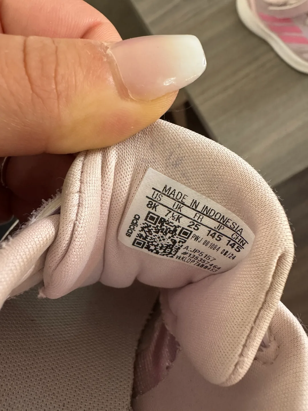 Adidas Toddler Girl Shoes Size 8 image indicator(3)