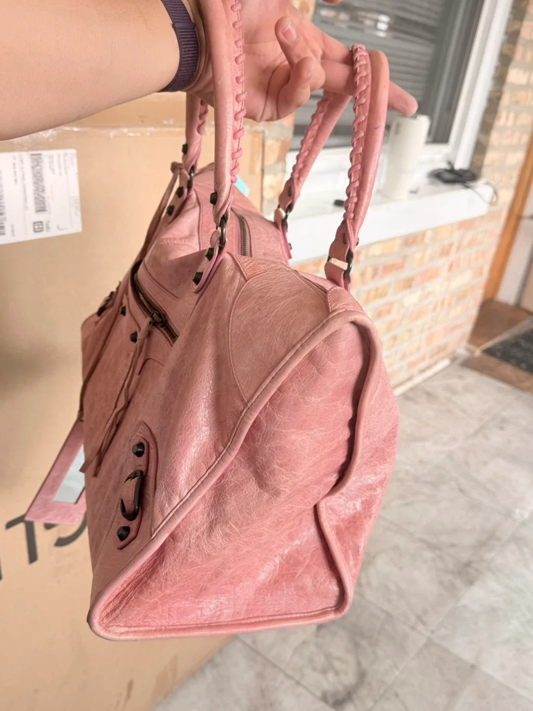 Balenciaga City Bag - Pink Leather image indicator(5)