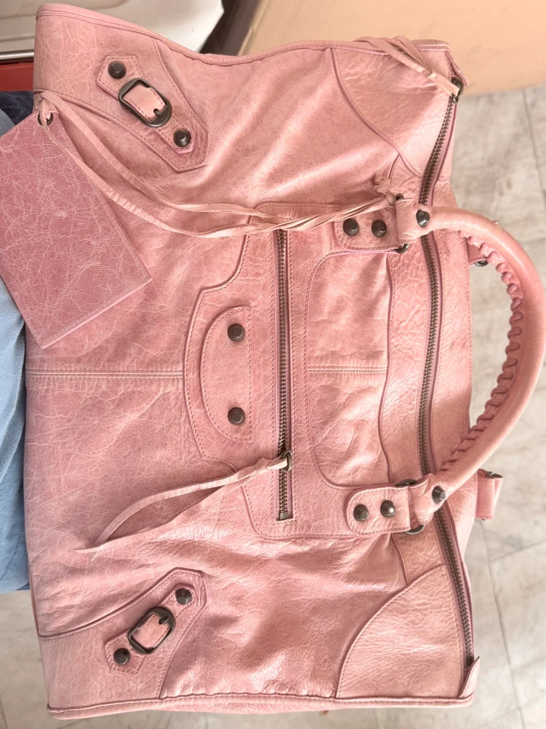Balenciaga City Bag - Pink Leather image indicator(4)