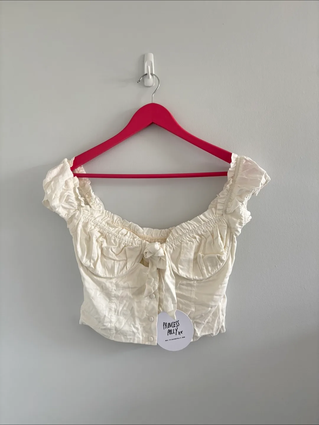 NEW Princess Polly | White Top - US 8 image indicator(3)