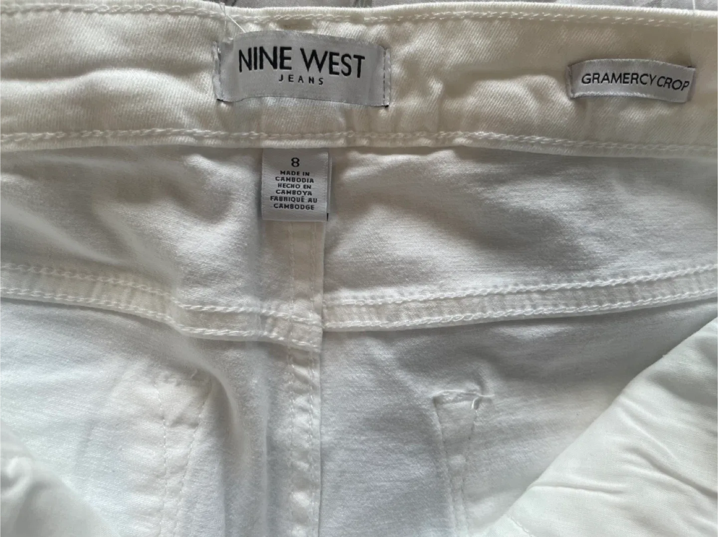 Nine West Gramercy Crop Jeans - Size 6 and 8 image indicator(7)
