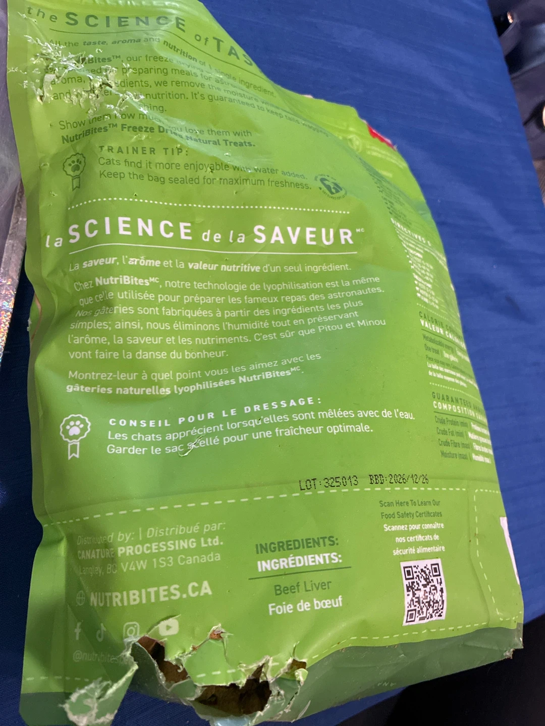 NutriBites Freeze Dried Beef Liver Dog/Cat Treats - photo 5