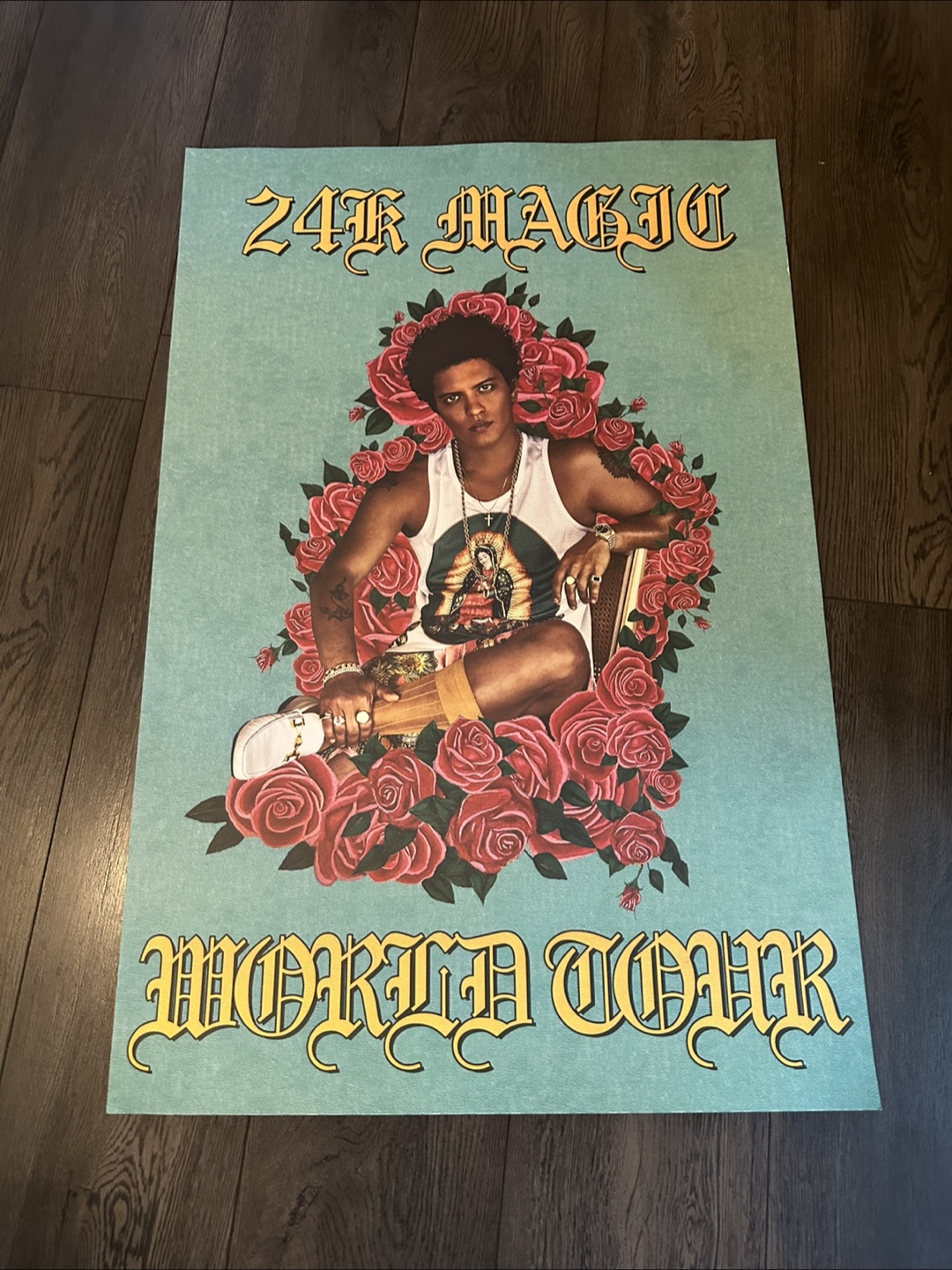 Bruno Mars 24K Magic World Tour Poster