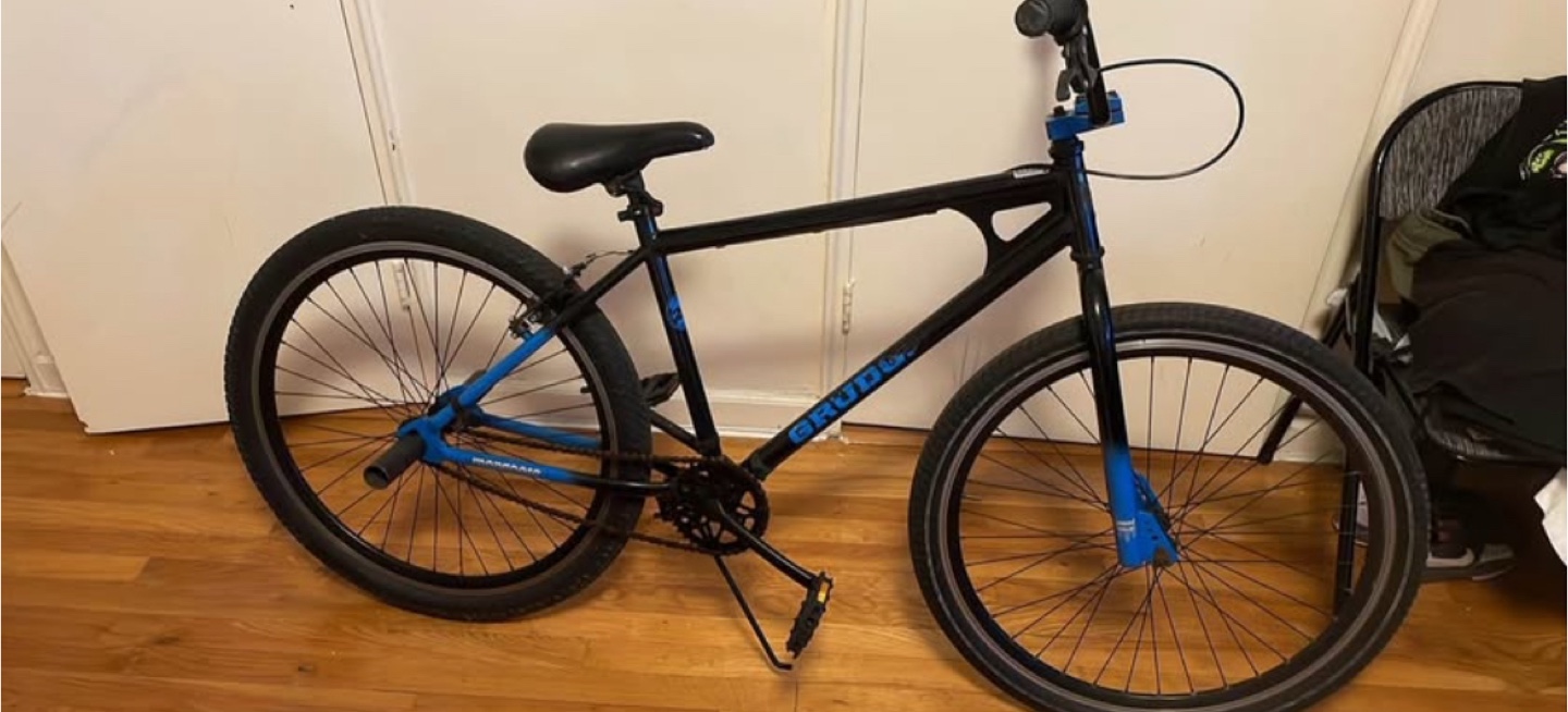 GT Grudge 26 inch BMX Bike - Black/Blue