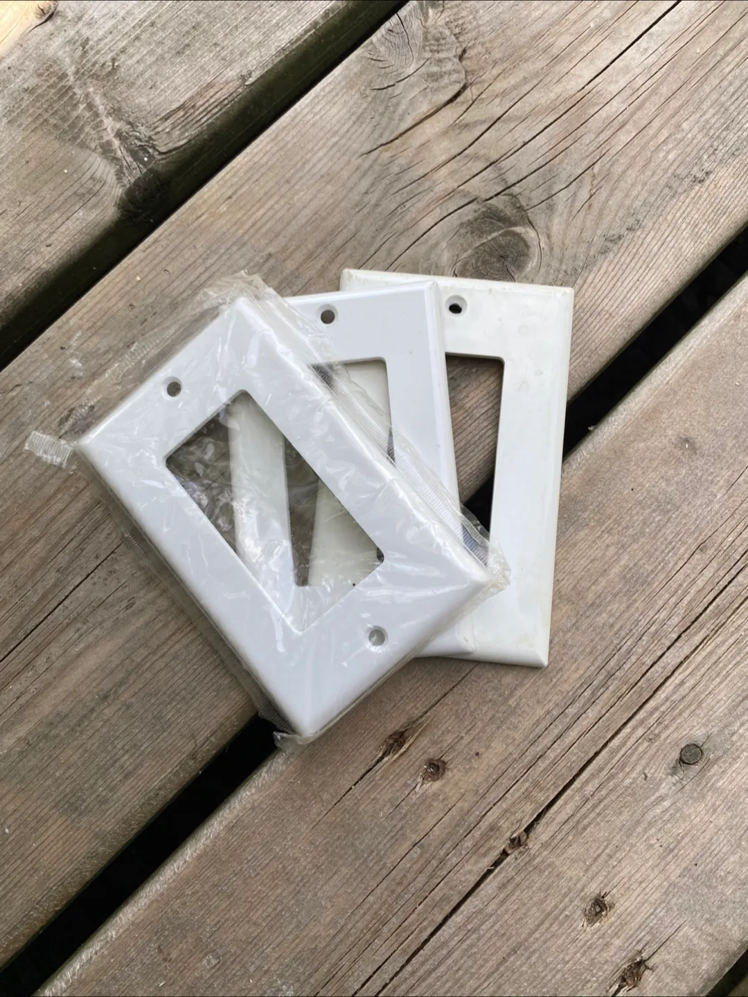 White Switch Plate Covers - New thumbnail