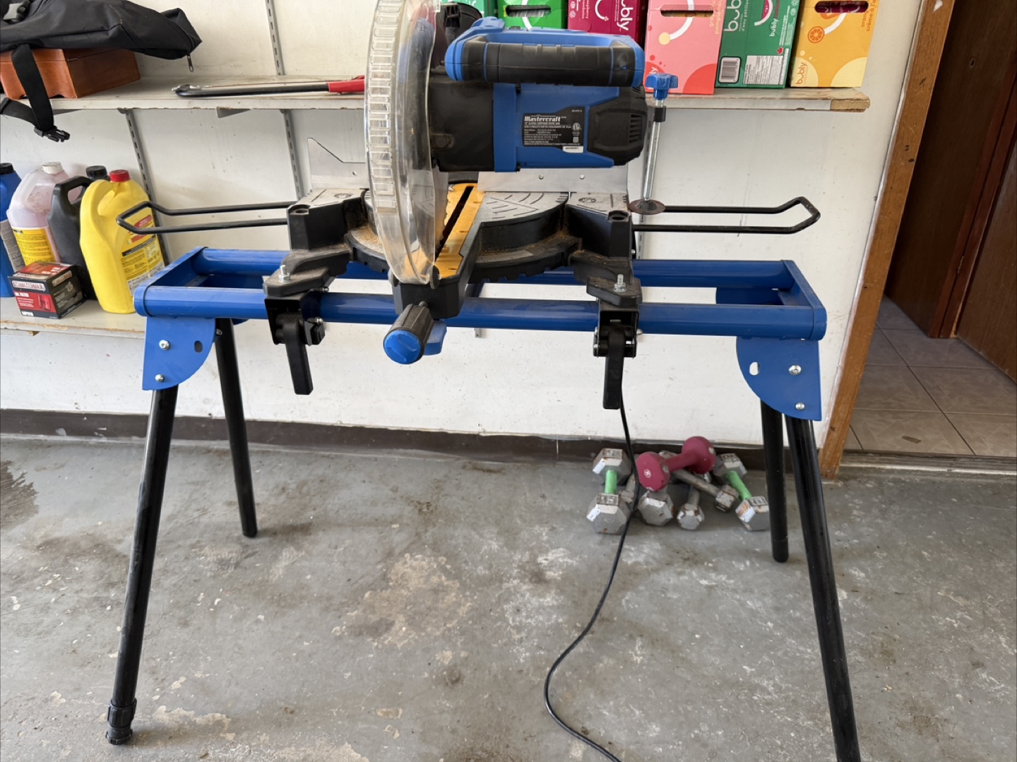 Mastercraft Miter Saw with Stand