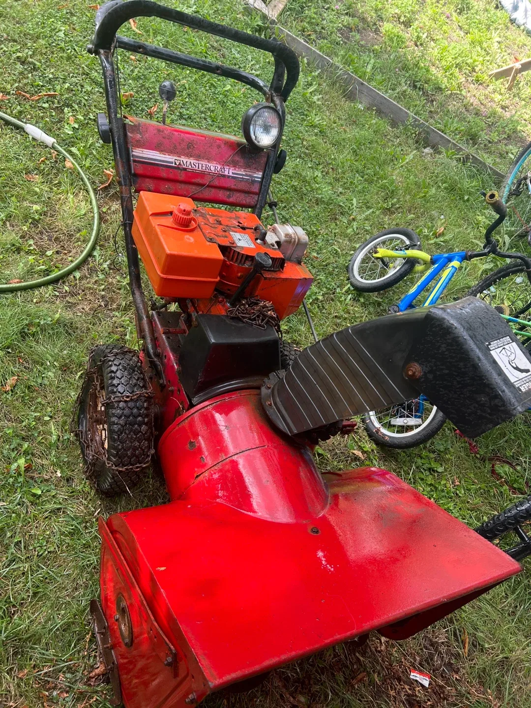 Mastercraft Snowblower - Red thumbnail