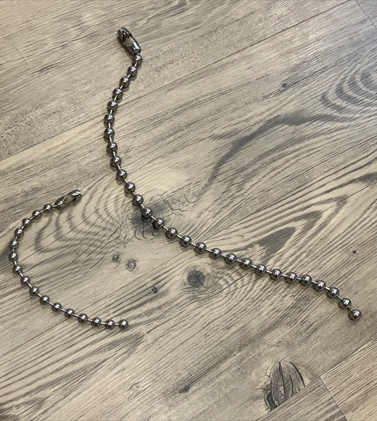 Stainless Steel Ball Chain Chocker and Bracelet Set image indicator(3)