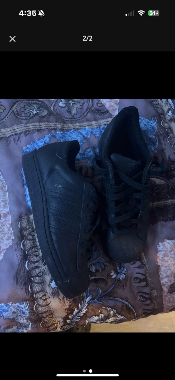 Adidas Superstar Black Sneakers - photo 2