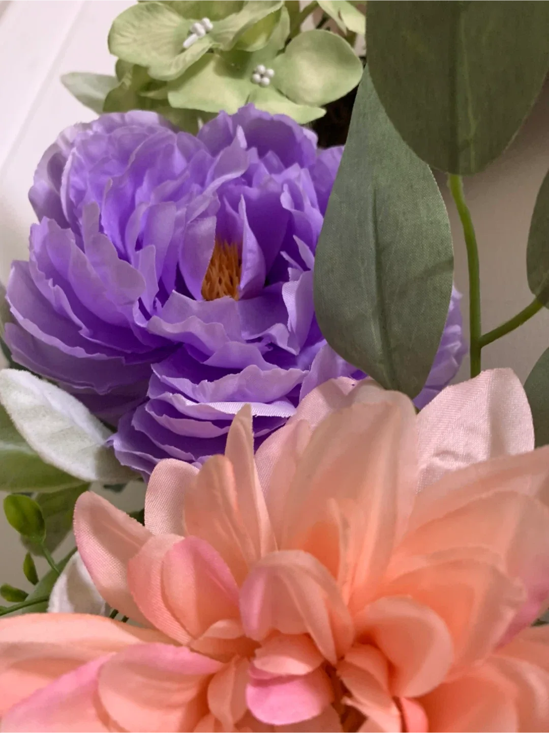 Floral Wreath - Purple, Peach, & Green image indicator(3)