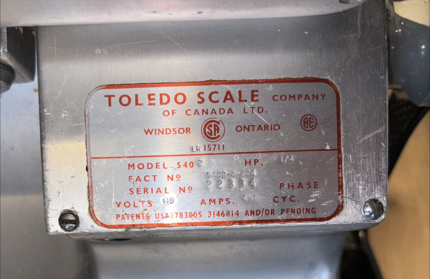 Toledo Scale Company - HEAVY DUTY Commercial Food Slicer - photo 2