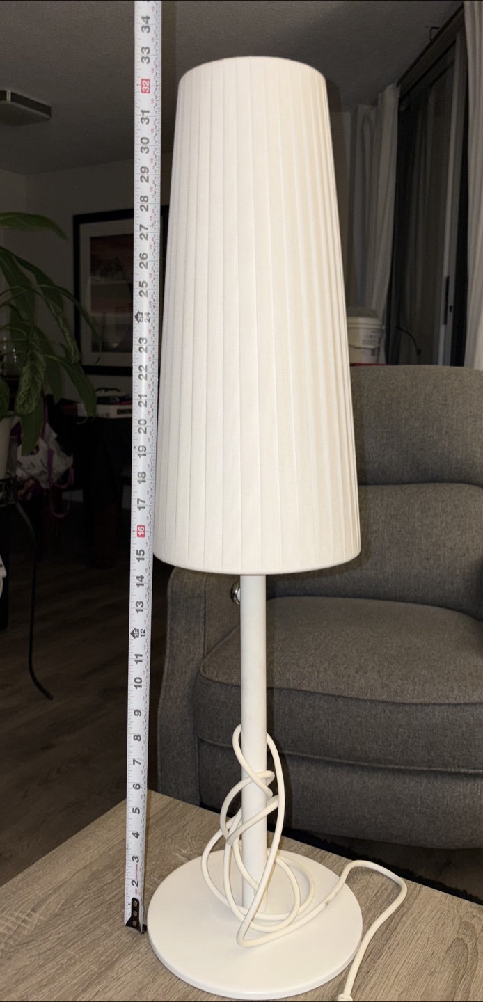 IKEA Lunta Lamp, White - photo 2