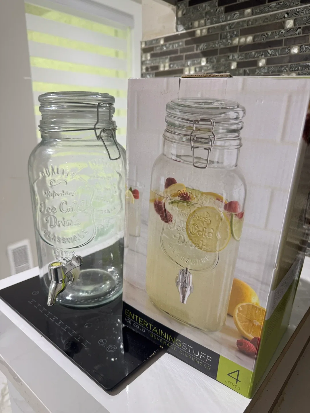 Brand New Ice Cold Beverage Dispenser - 4 Litres