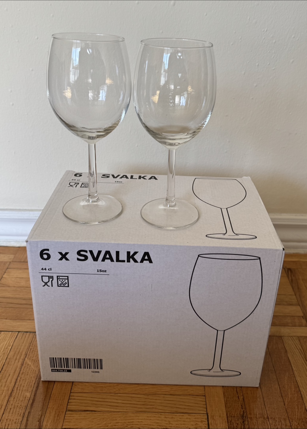 IKEA Svalka Wine Glasses - Set of 6 - photo 2