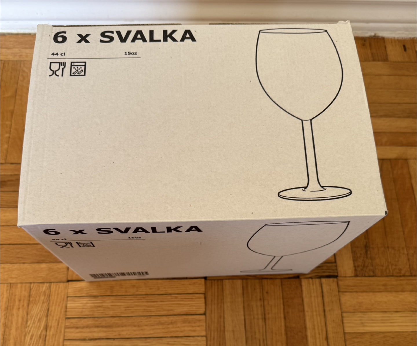 IKEA Svalka Wine Glasses - Set of 6