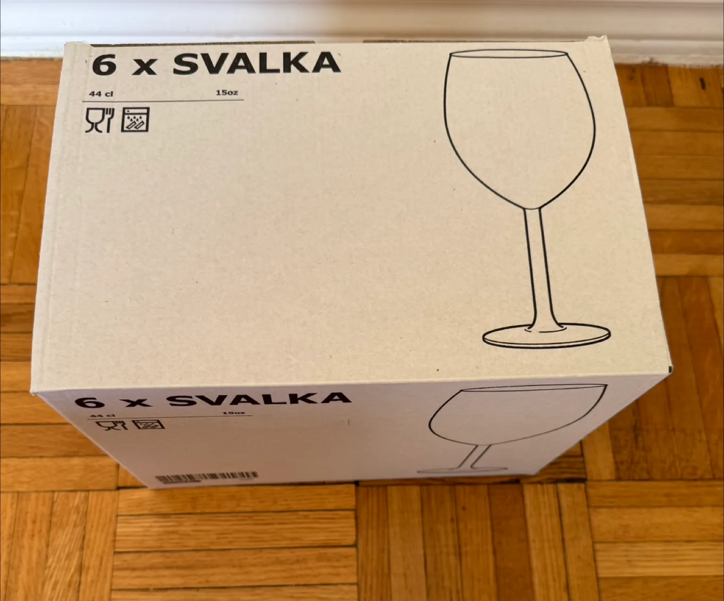 IKEA Svalka Wine Glasses - Set of 6