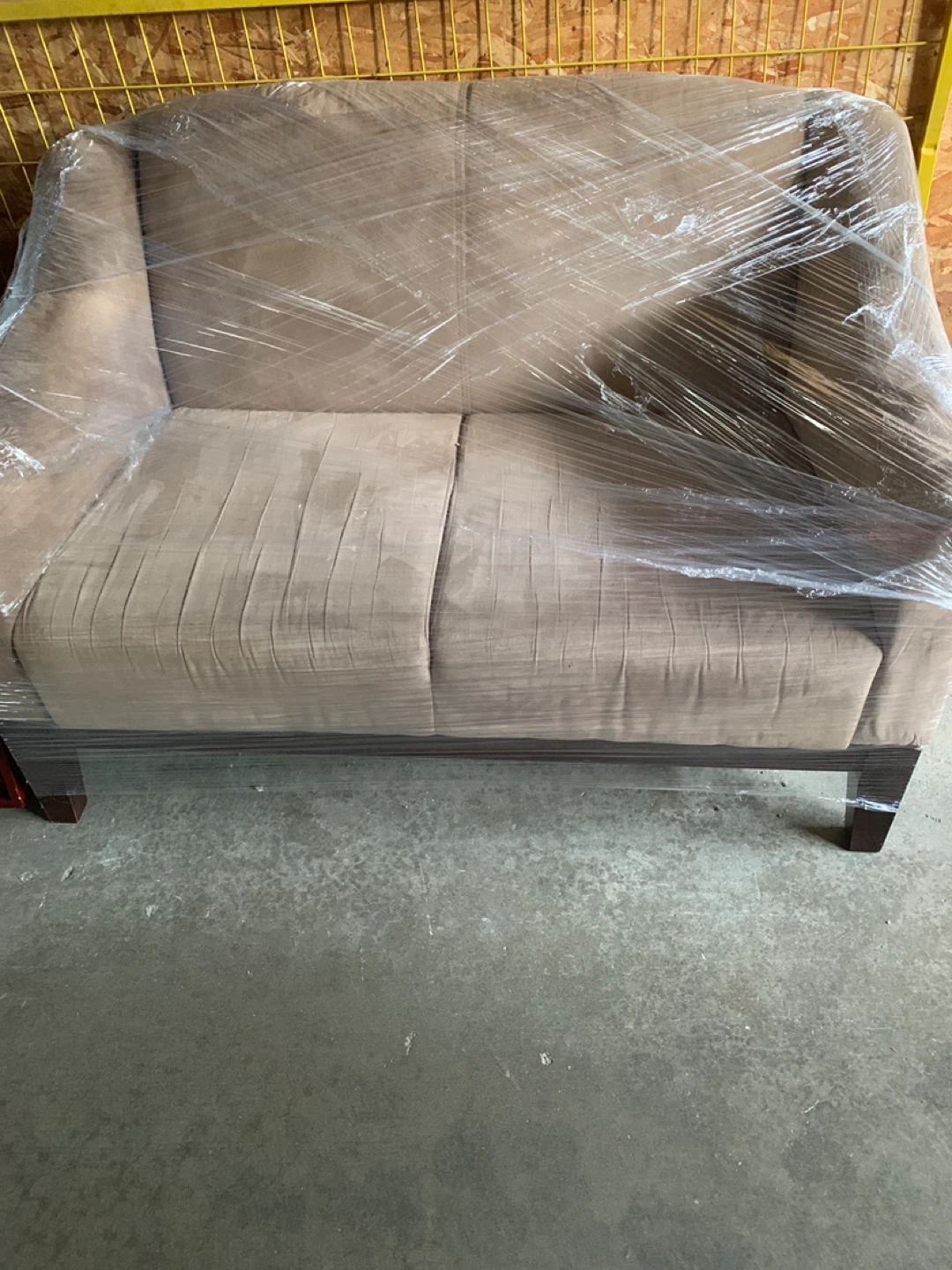Beige Loveseat Sofa