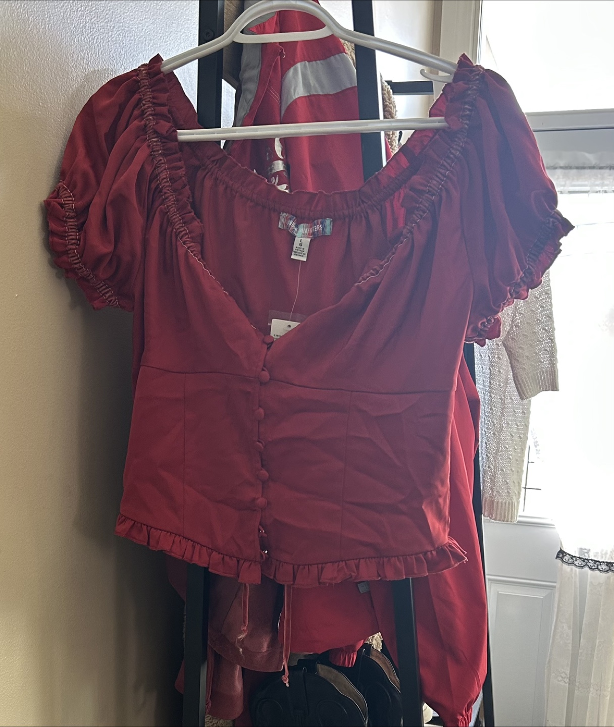 Urban Outfitters Red Top - Size L - photo 2