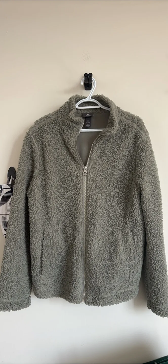 H&M Sherpa Jacket - Size L thumbnail