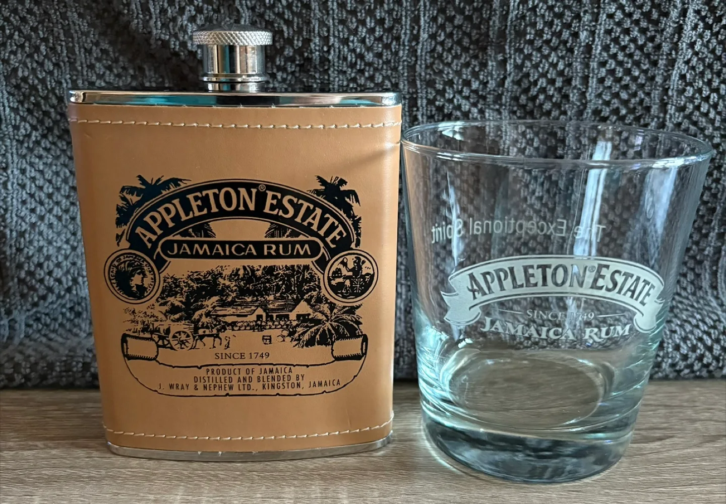 Appleton Estate Jamaican Rum, 6oz Flask and Glass Set thumbnail
