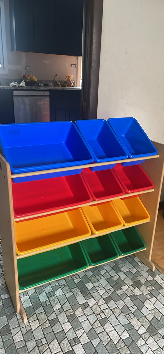 Kids Toy Storage Organizer with Bins check more pictures