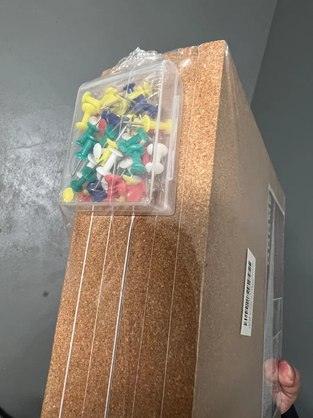 ODOME Cork Board Tiles (12x12) + Push Pins - New image indicator(2)