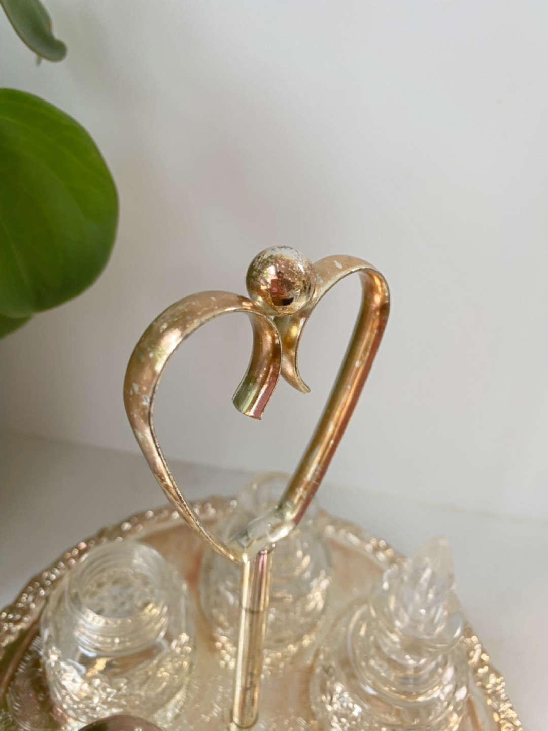 Vintage Crystal S/P Serving Carousel - photo 5