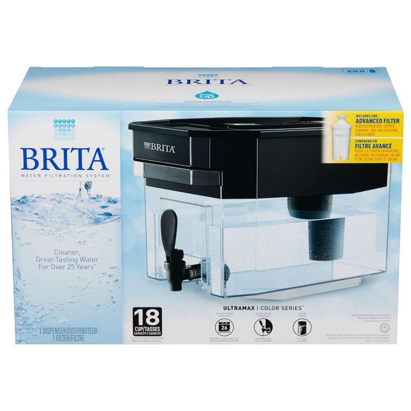 Brita Water Filter Dispenser - 18 cup