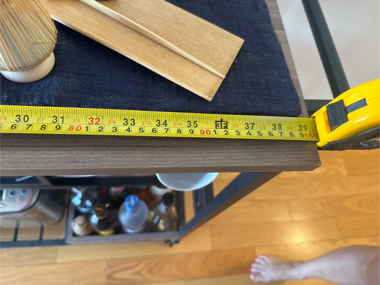 Rolling Bar Cart with Wine Rack image indicator(2)