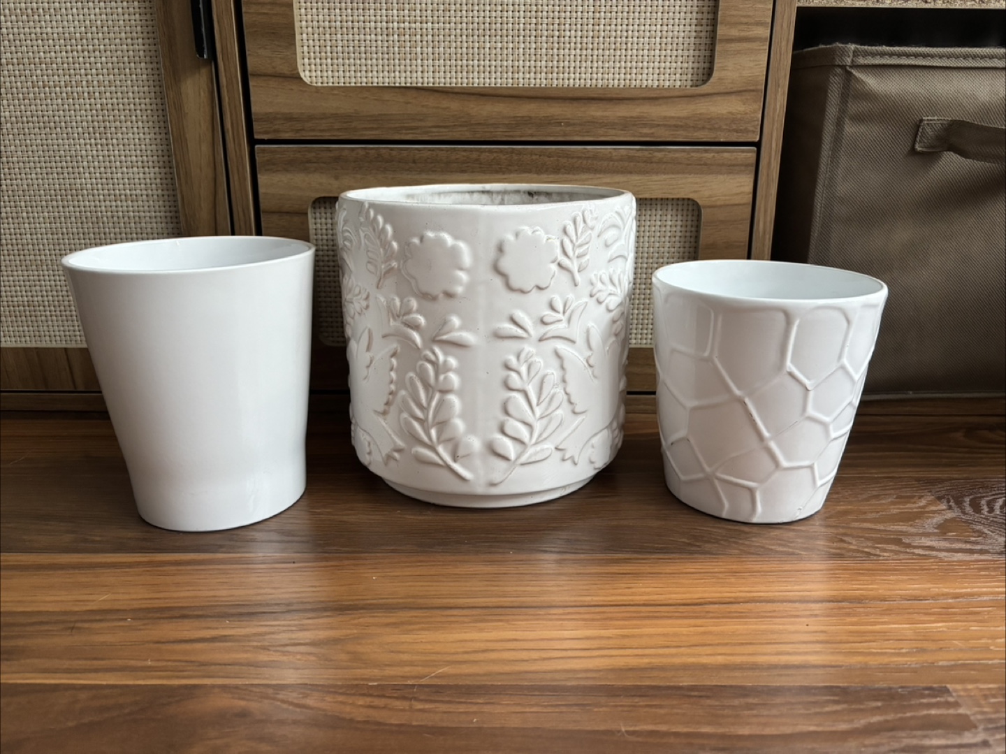 Three Plant Pots