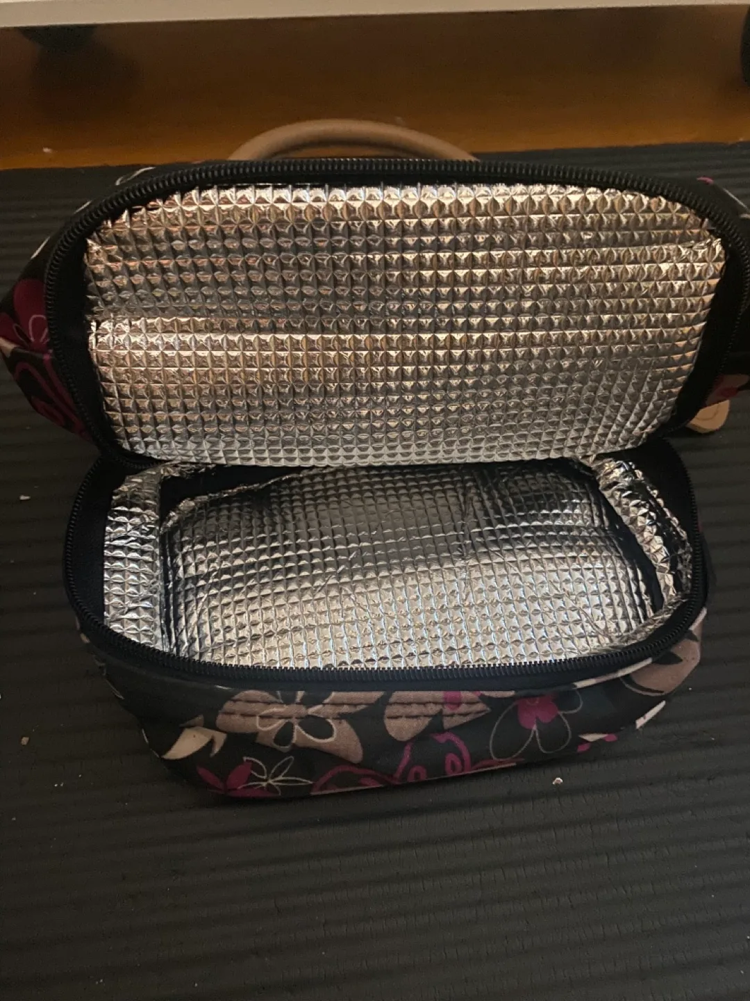 Floral Insulated Lunch Bag Tote image indicator(2)