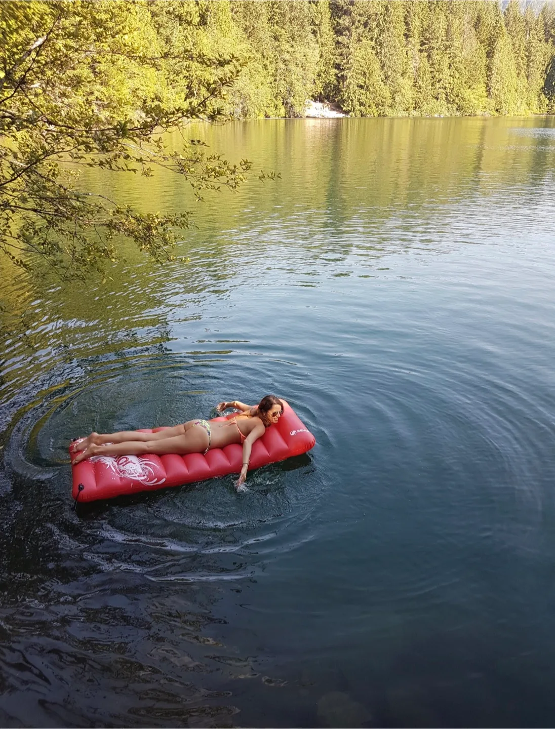 2x Floaty inflatable lake pool vacation river camping image indicator(5)