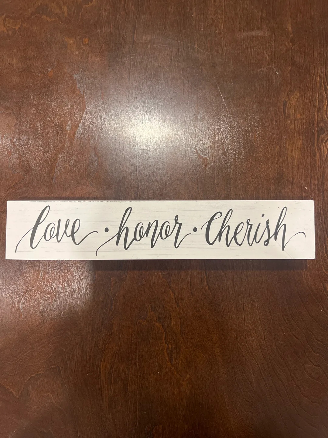 Love Honor Cherish Sign thumbnail