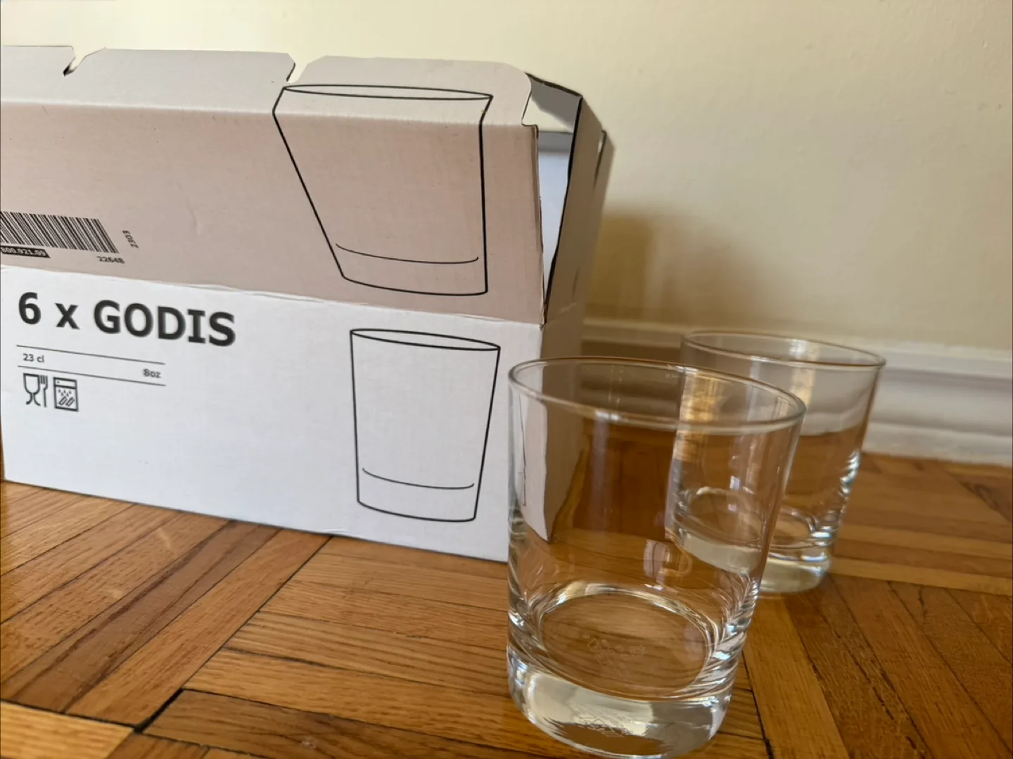 IKEA GODIS Glasses - Set of 6 image indicator(5)