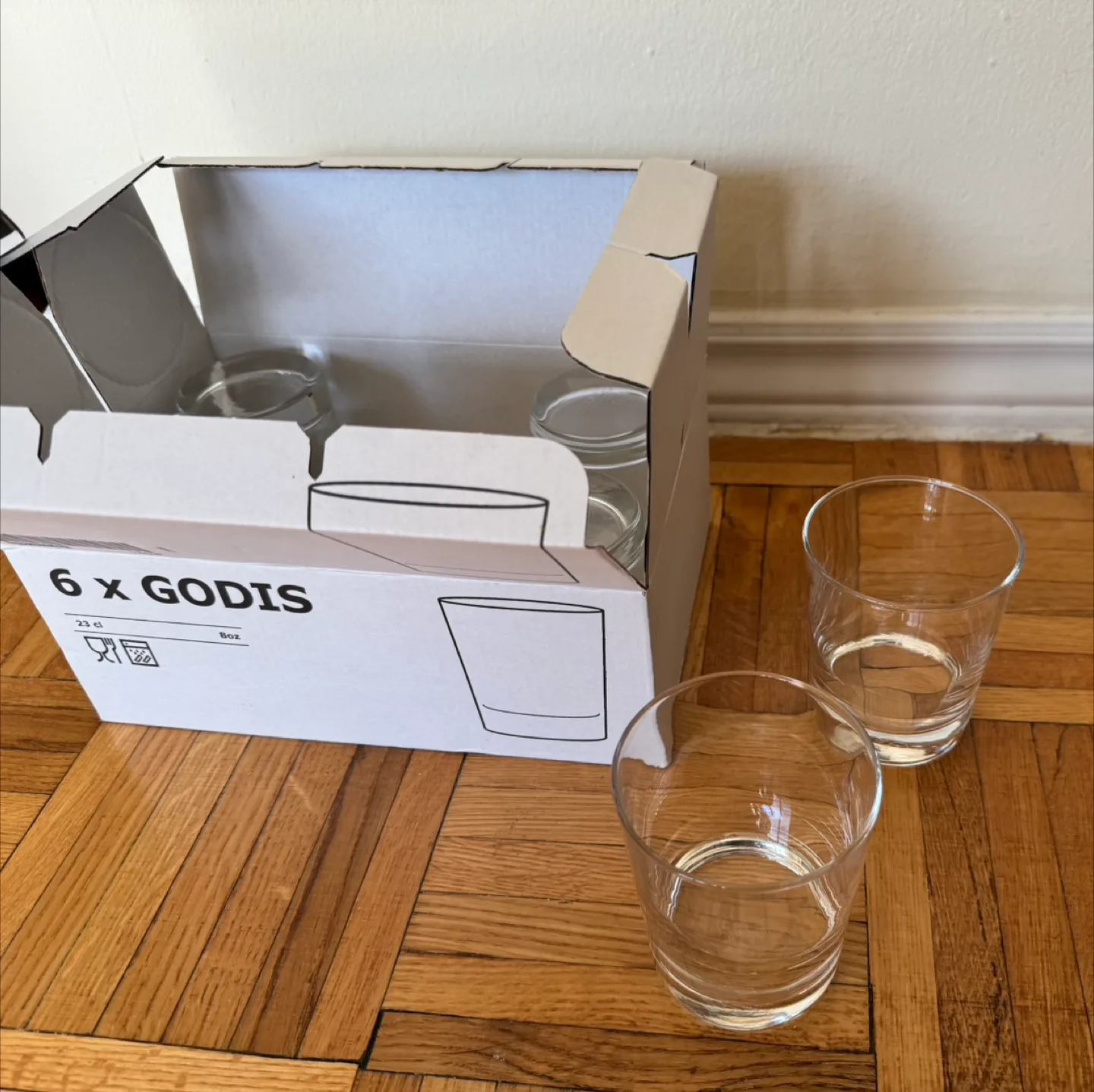 IKEA GODIS Glasses - Set of 6 image indicator(4)